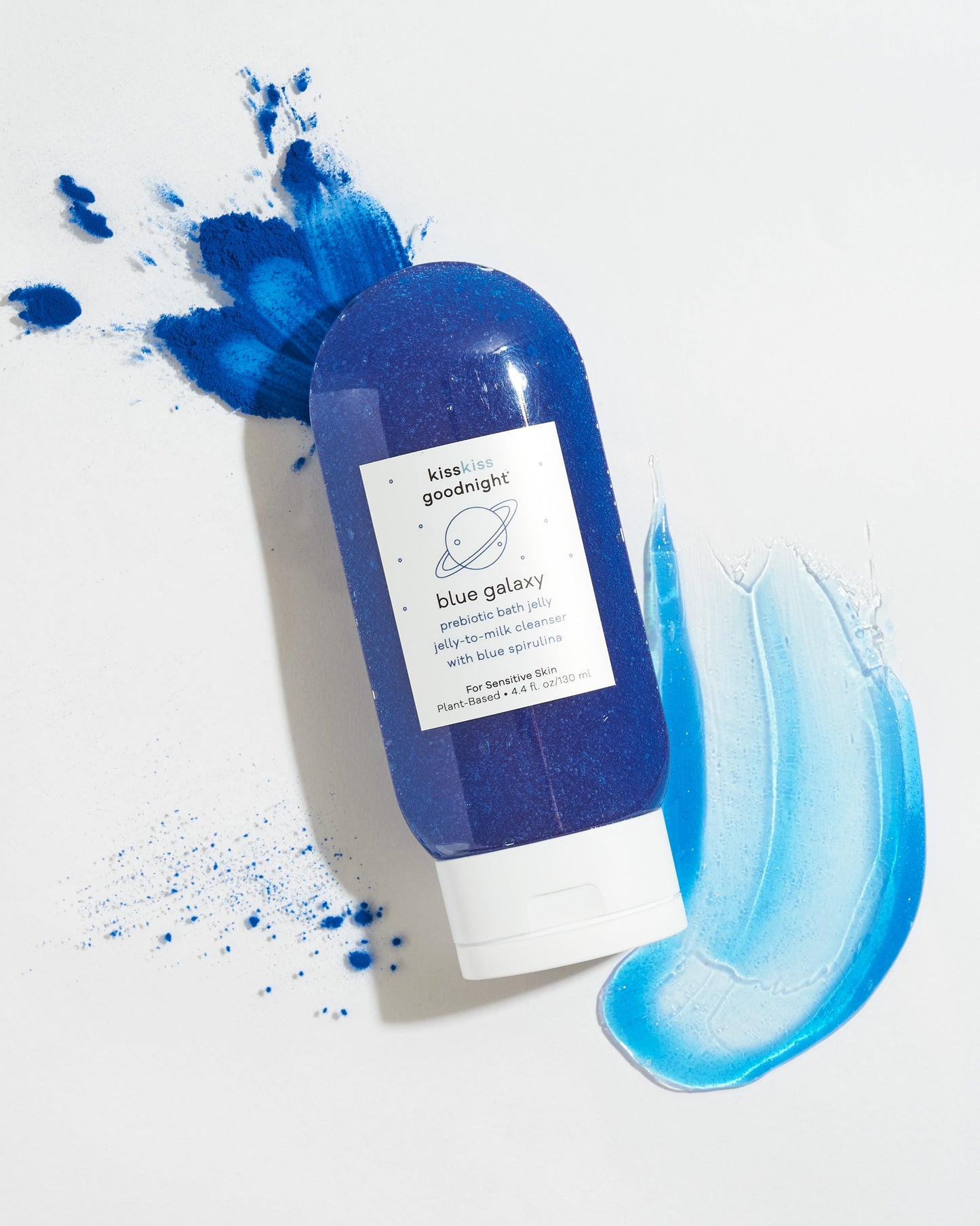 Kiss Kiss Goodnight Blue Galaxy Prebiotic Bath Jelly