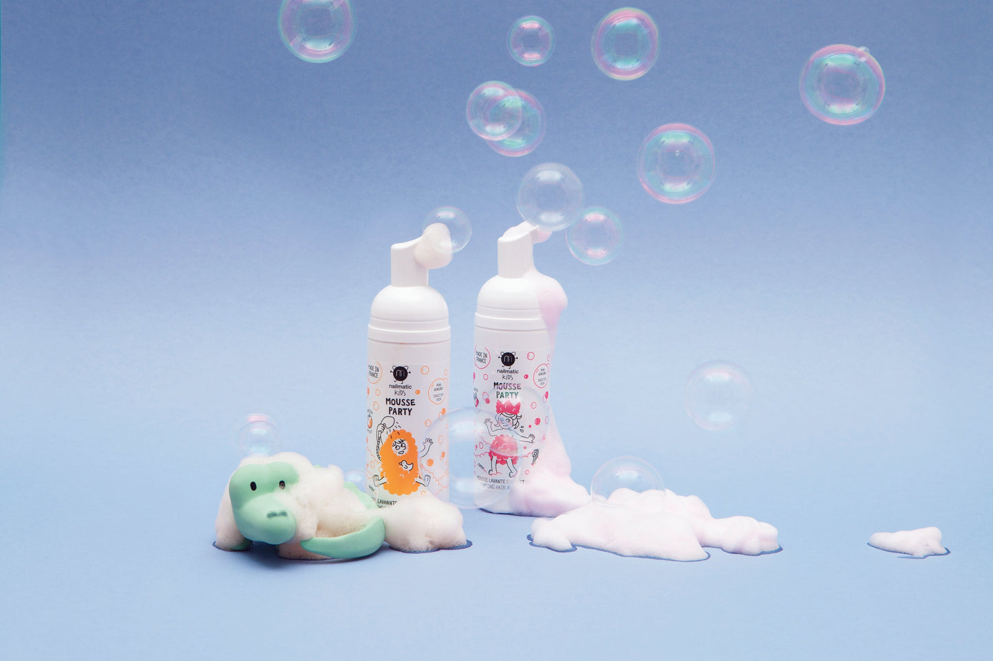 Nailmatic Mousse Party Hair & Body Fun Foam (Apricot or Strawberry)