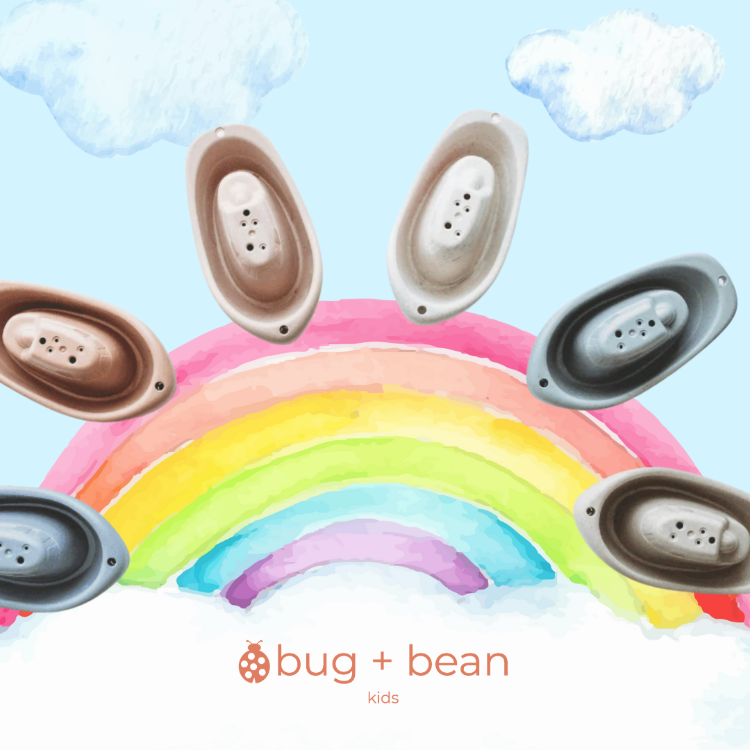 Bug + Bean Kids Wheat Straw Boat Bath Set (3)